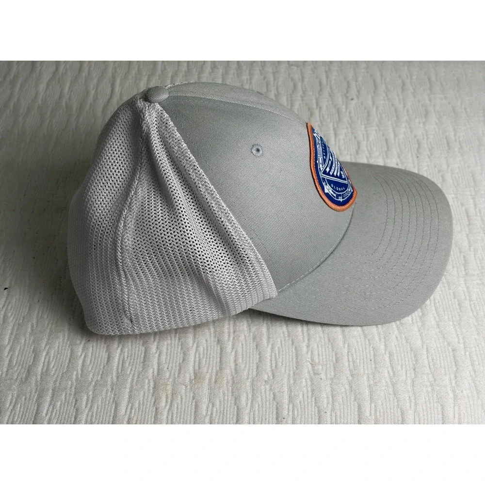 Men's Columbia PFG Hat L/XL Grey And white